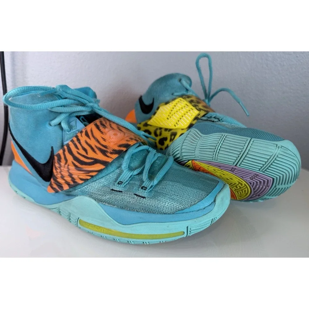 Nike Kyrie 6 Oracle Aqua Men's Shoes Size 8.5 – Great Shape (BQ4630-300)